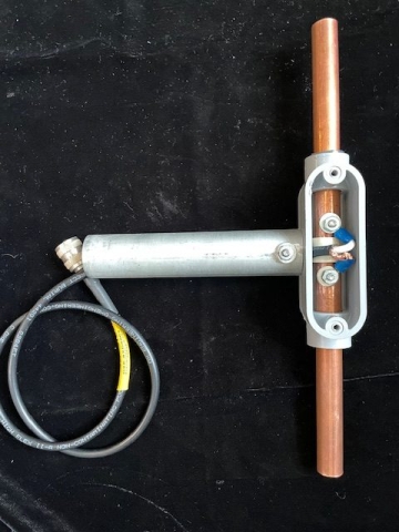 Uhf dipole hambrew assembled